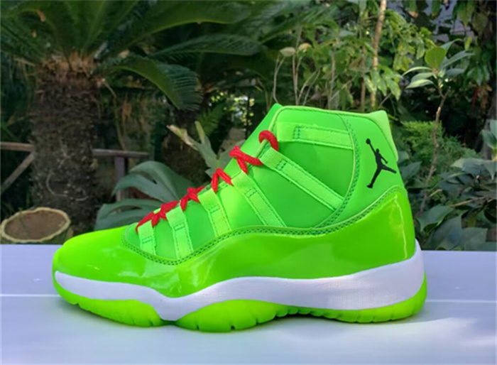 Men's Running weapon Air Jordan 11 Green Shoes 072 Men's Running weapon Air Jordan 11 Green Shoes 072